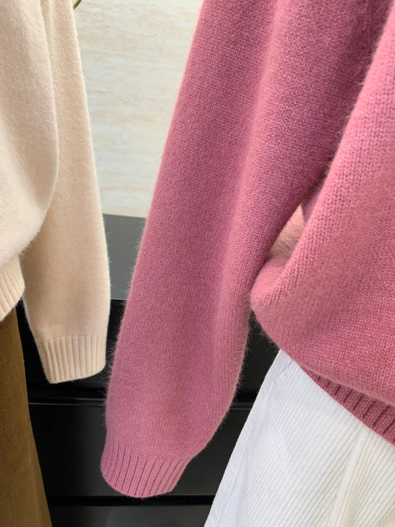 【tops】ラウンドネック厚手セーターG23905