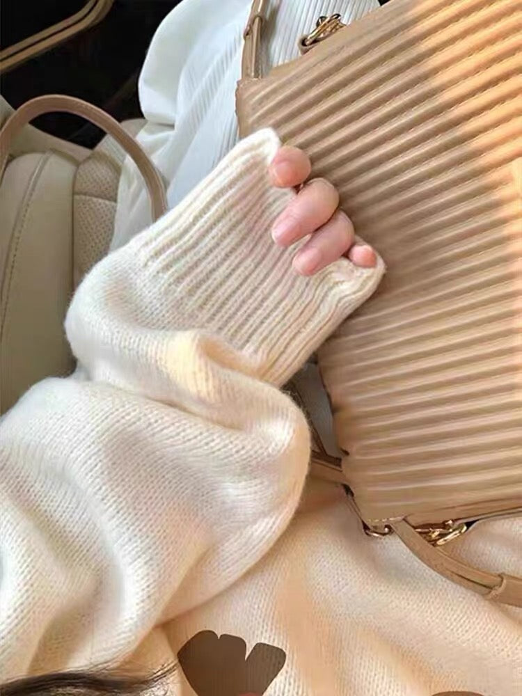 【tops】秋冬厚手ニットセーターG23914