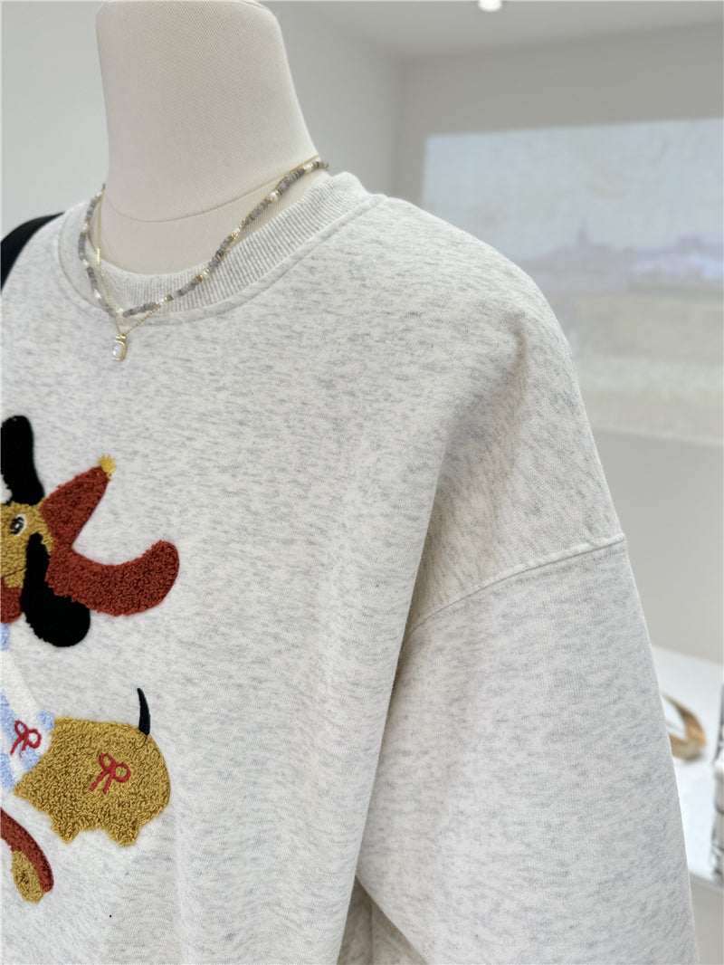 【tops】ラウンドネックパーカーG23918