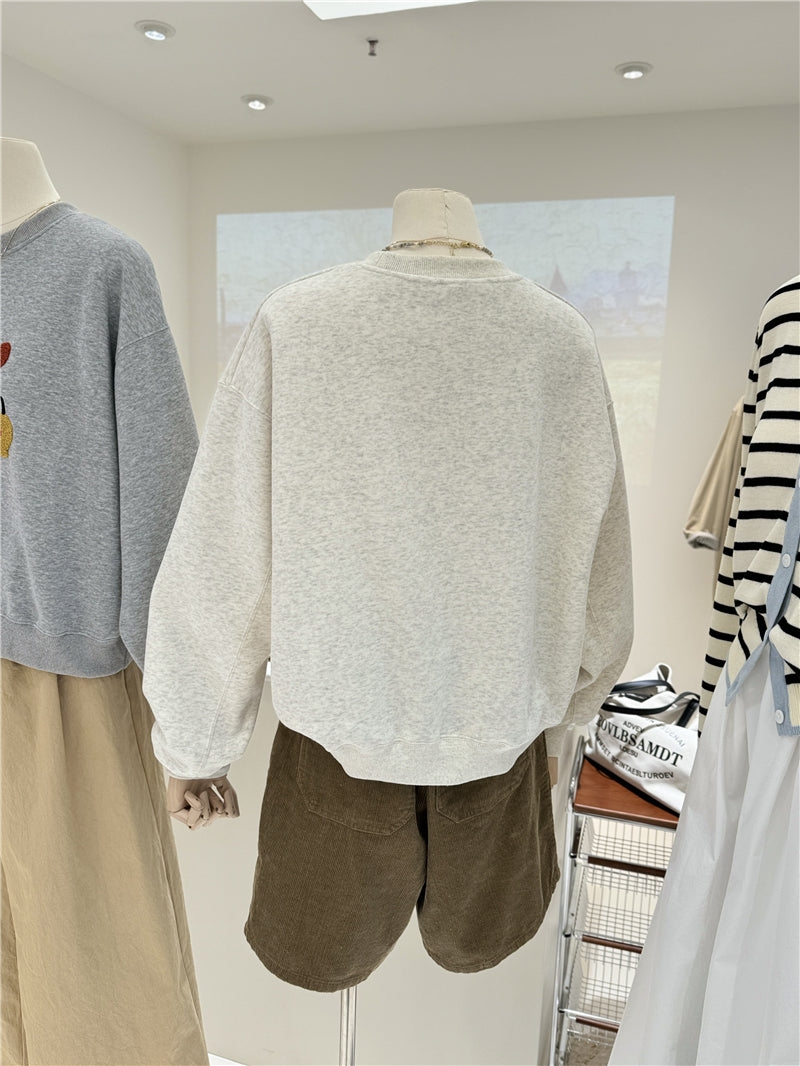 【tops】ラウンドネックパーカーG23918