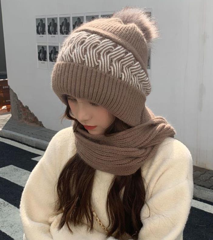 【小物】あったかニット帽子F8269