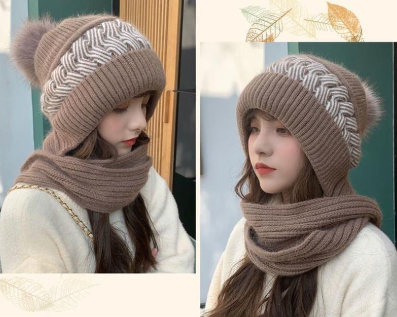 【小物】あったかニット帽子F8269