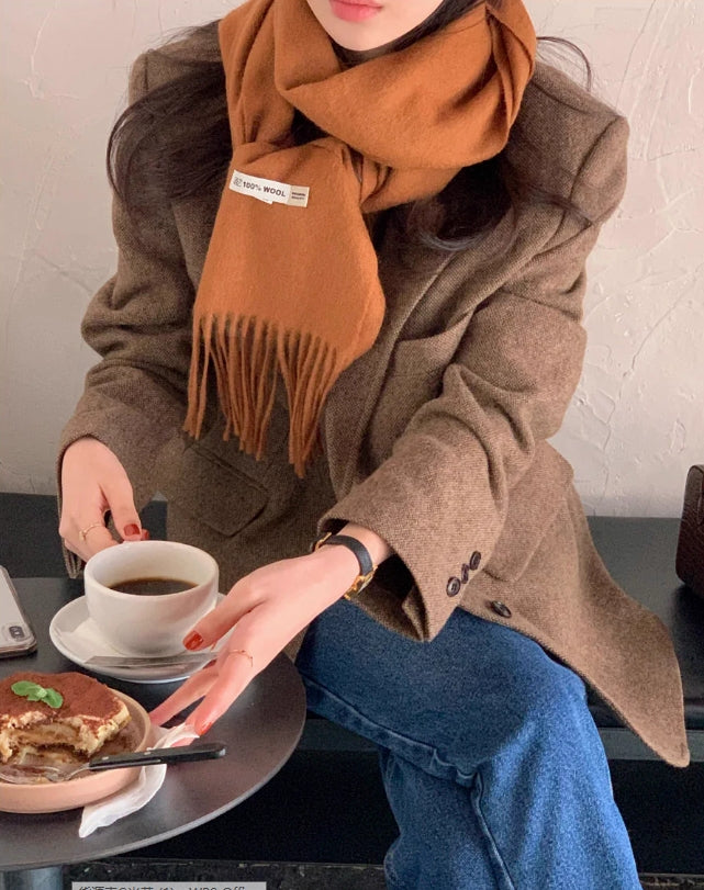 【outer】長袖秋冬コートアウターG23995