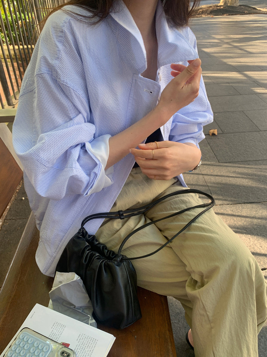 【outer】長袖ファスナーシャツコートG24000