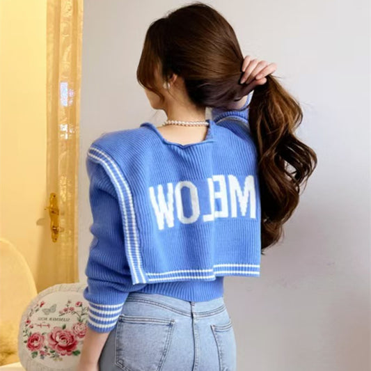 【outer】長袖ニットカーディガンG24009