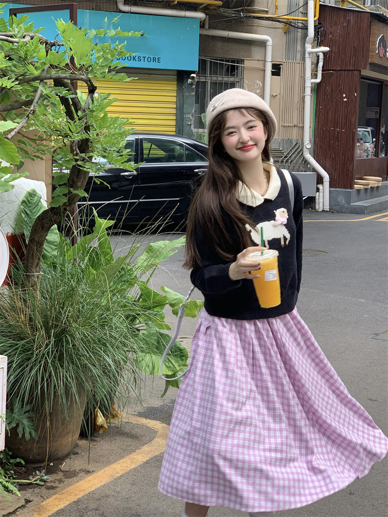 【tops】長袖ニットセーターG24015