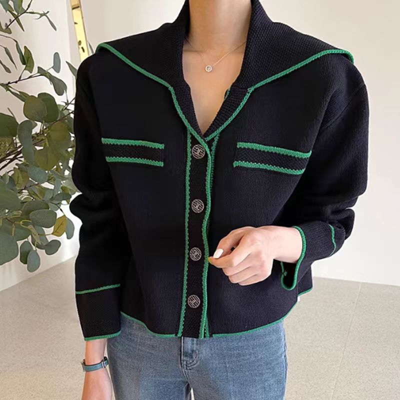 【outer】長袖ニットカーディガンG24017