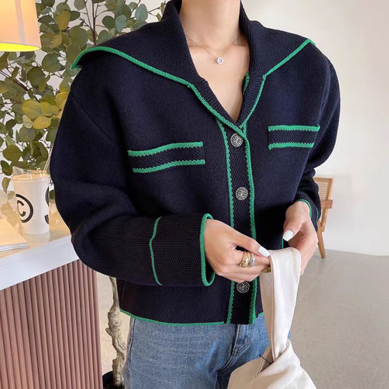 【outer】長袖ニットカーディガンG24017