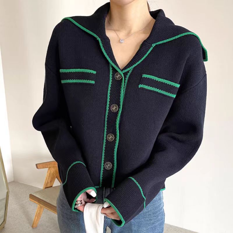 【outer】長袖ニットカーディガンG24017