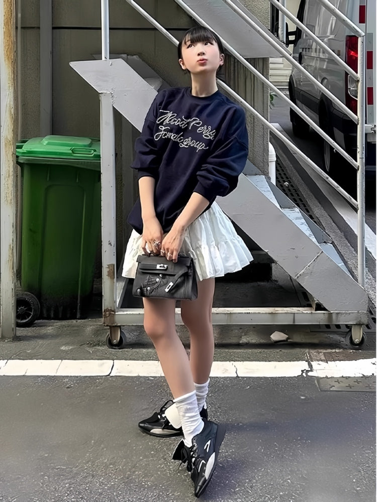 【tops】ラウンドネック春秋パーカーG24019