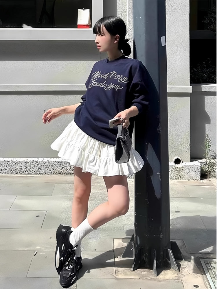 【tops】ラウンドネック春秋パーカーG24019