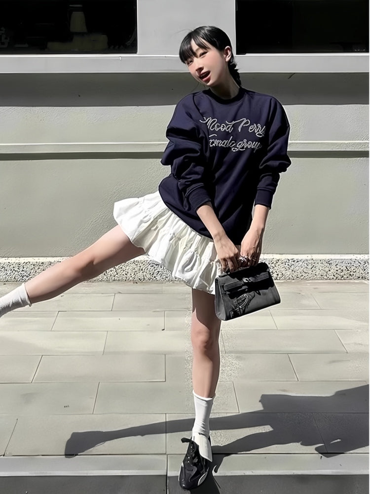 【tops】ラウンドネック春秋パーカーG24019