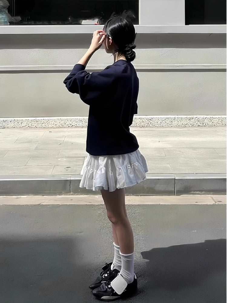 【tops】ラウンドネック春秋パーカーG24019