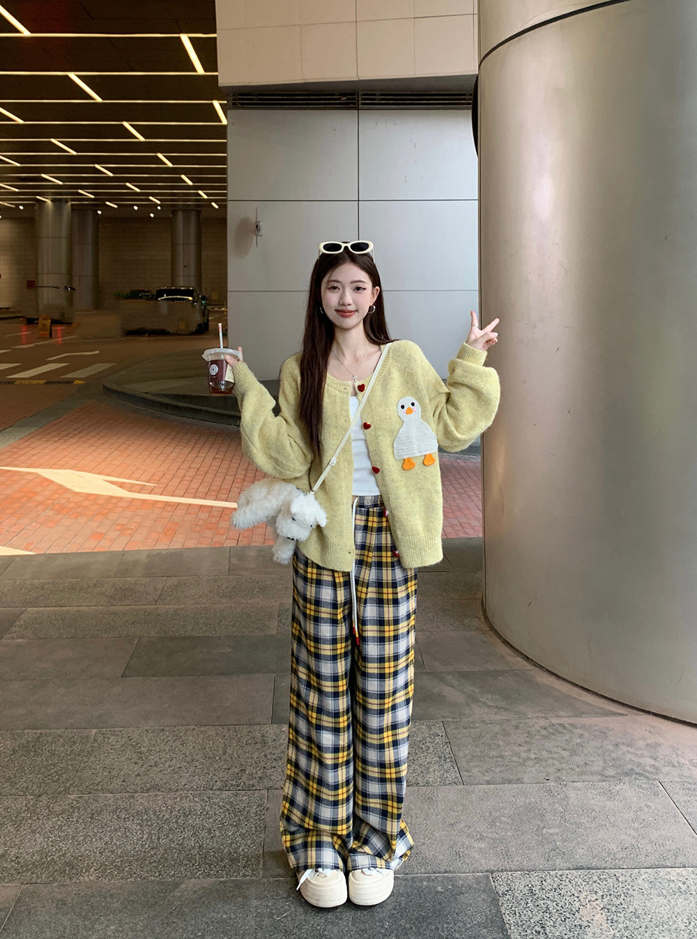 【outer】大人可愛いニットカーディガンG24022