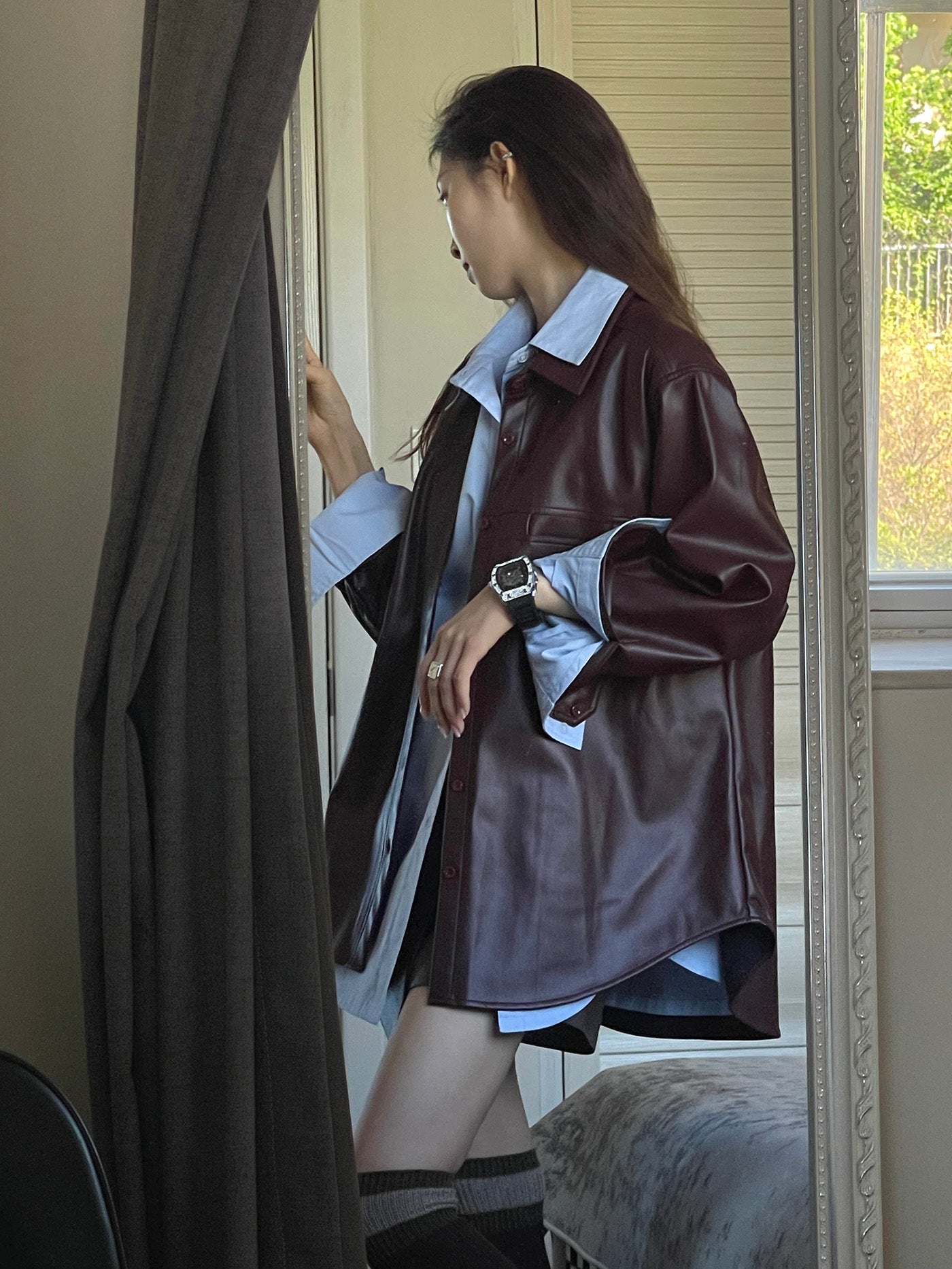 【outer】PUジャケットアウターG24034