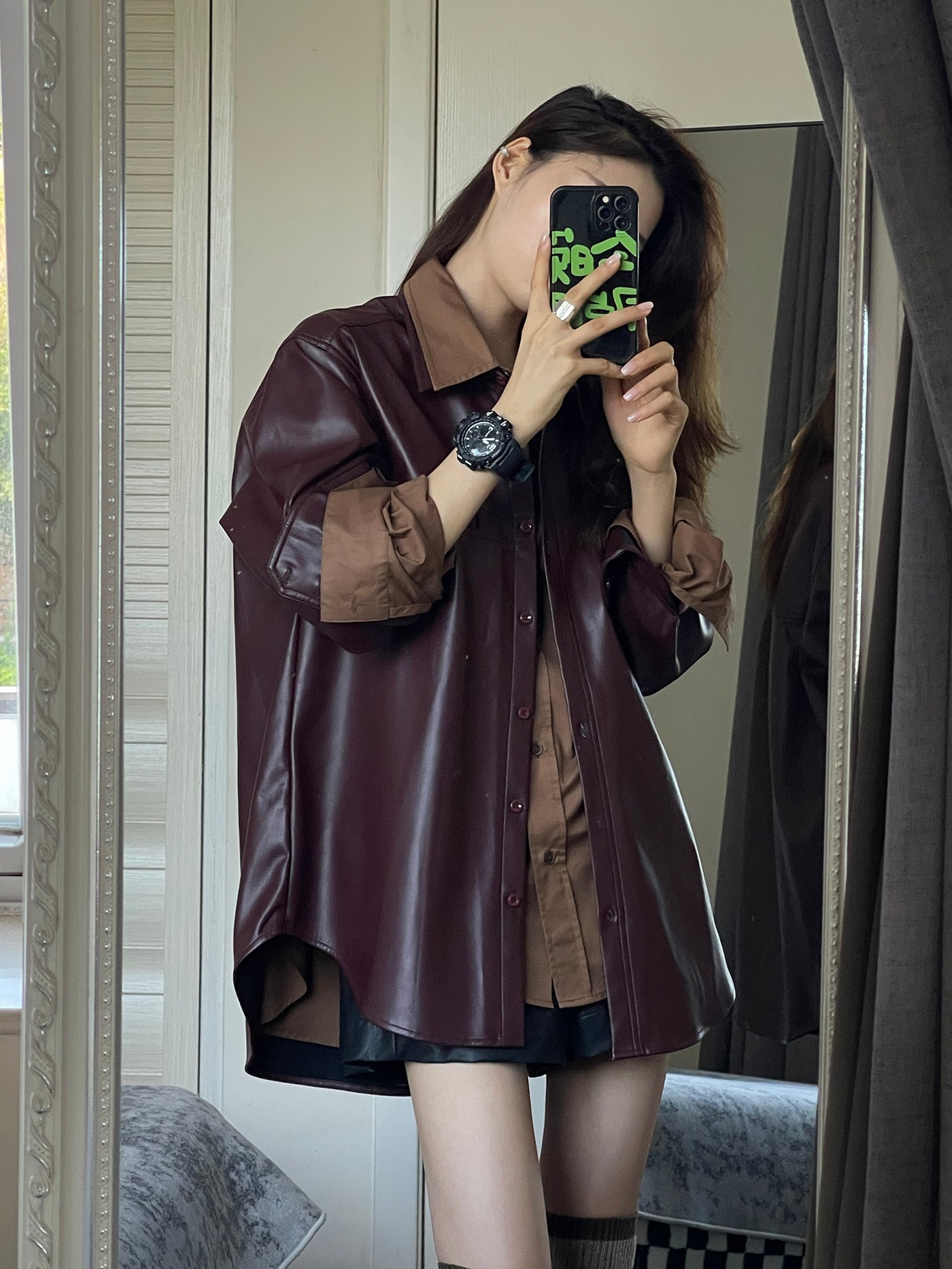 【outer】PUジャケットアウターG24034