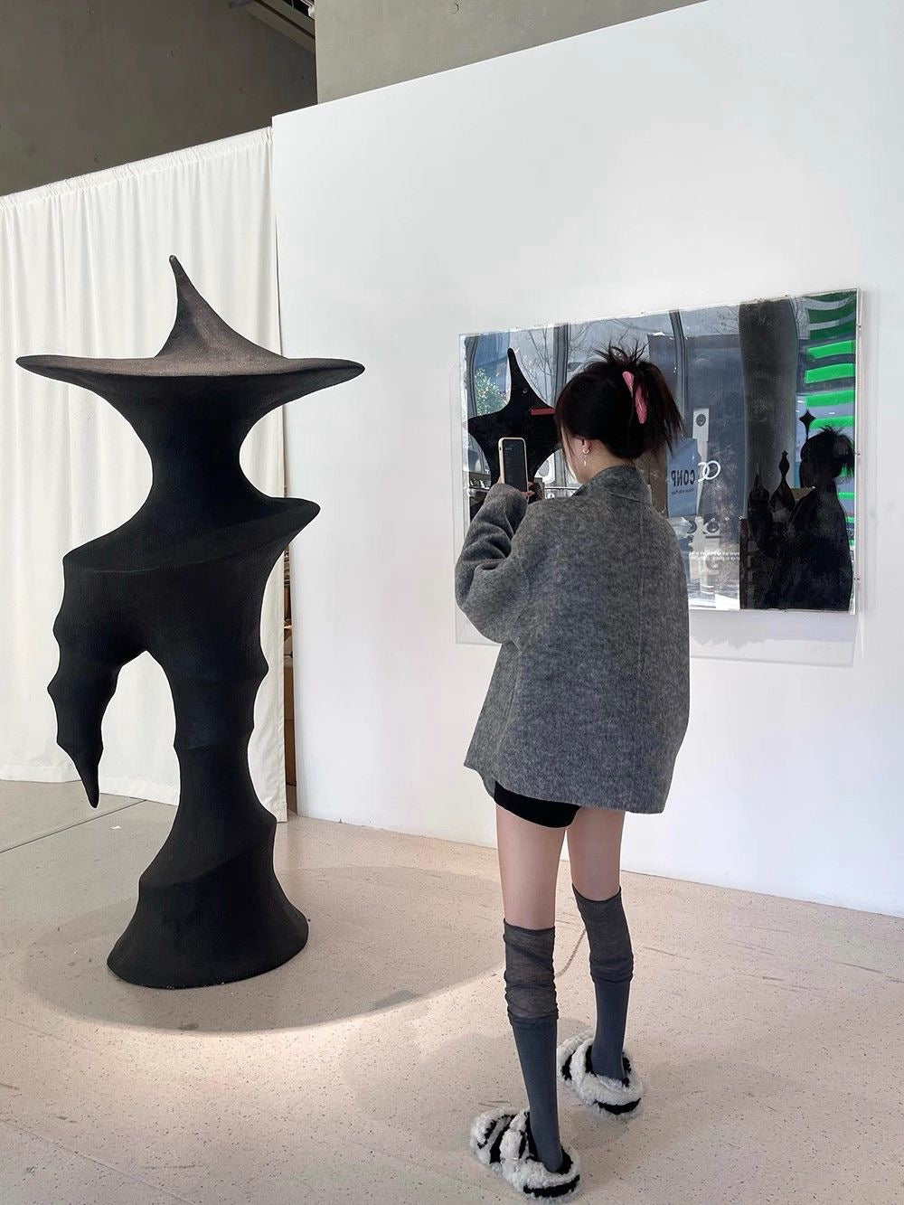 【outer】秋冬ラシャ生地ショート丈コートG24041