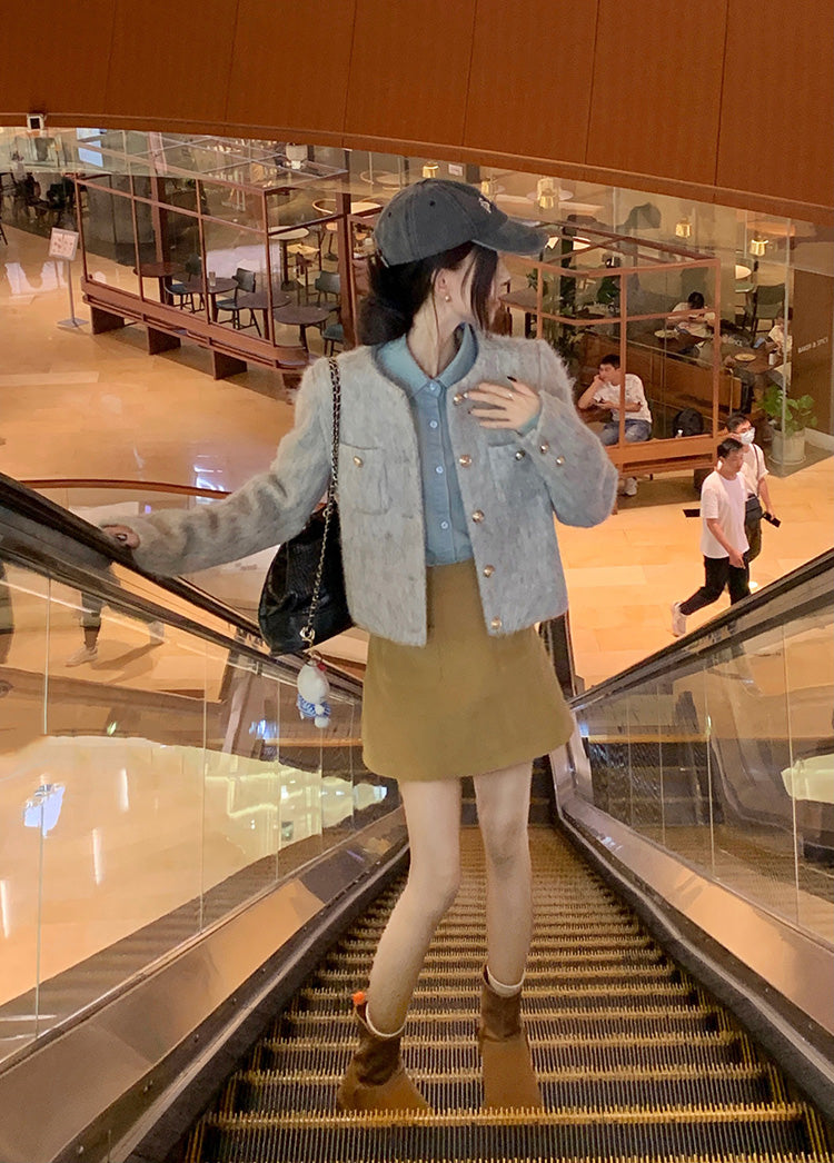 【outer】長袖コートアウターG24048