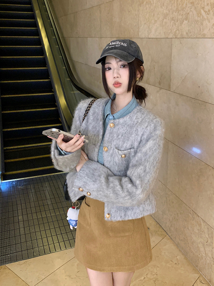 【outer】長袖コートアウターG24048