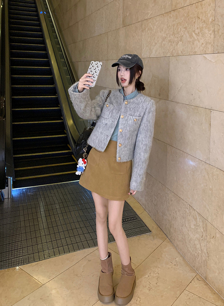 【outer】長袖コートアウターG24048