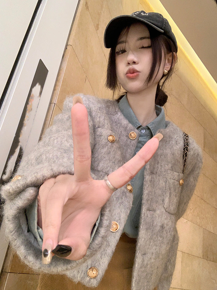 【outer】長袖コートアウターG24048