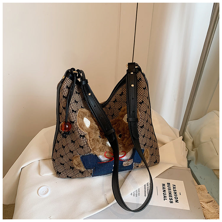 【小物】大人可愛い大容量ショルダーバッグG24058