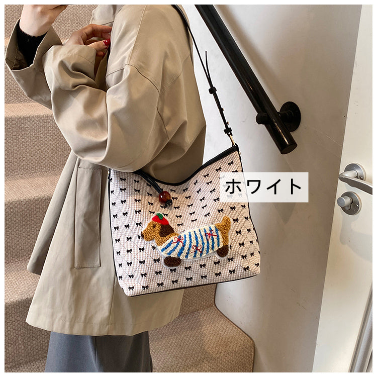 【小物】大容量ショルダーバッグG24056