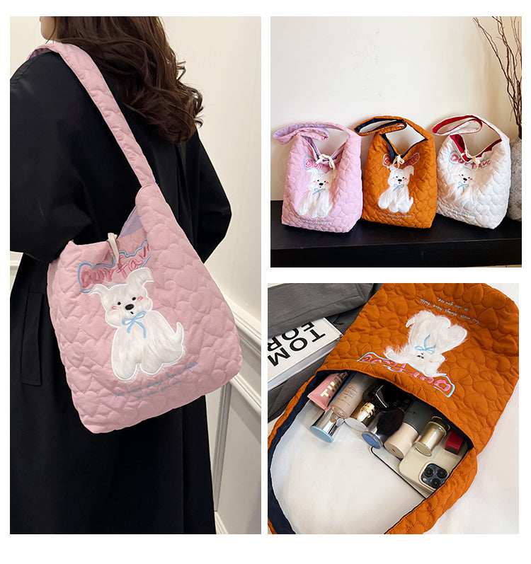 【小物】大人可愛い大容量ショルダーバッグG24057