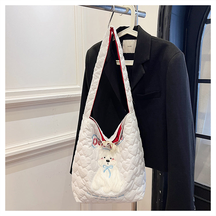 【小物】大人可愛い大容量ショルダーバッグG24057