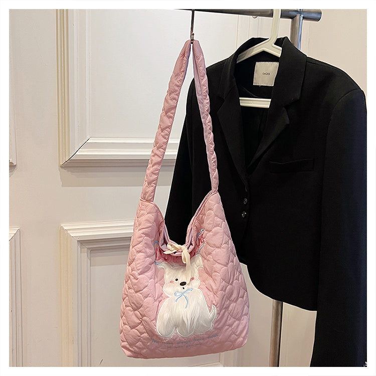 【小物】大人可愛い大容量ショルダーバッグG24057