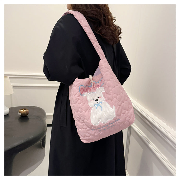 【小物】大人可愛い大容量ショルダーバッグG24057