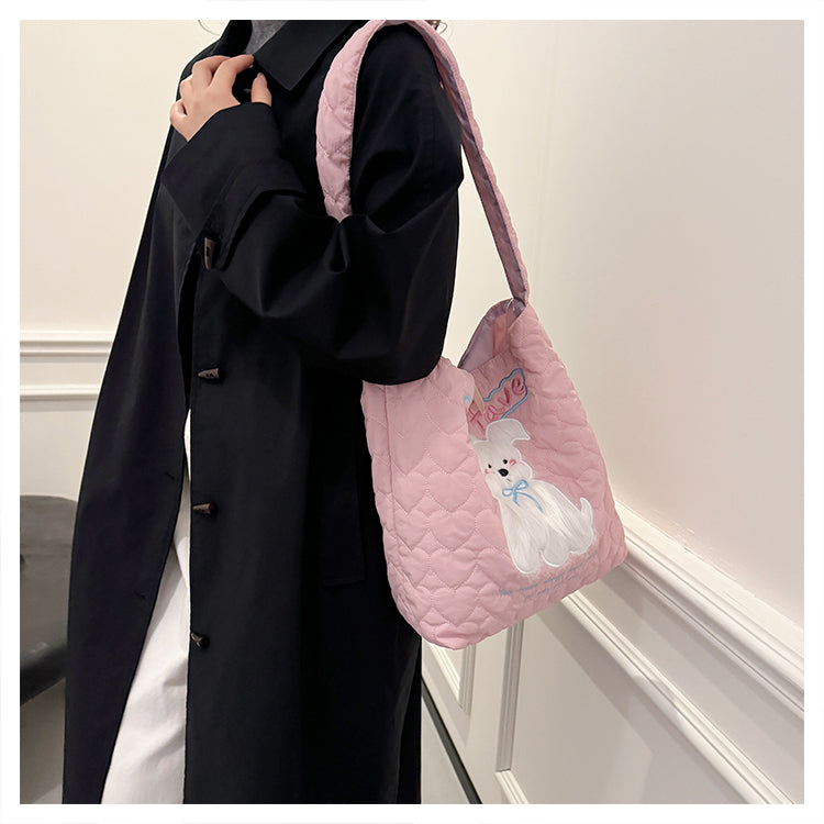 【小物】大人可愛い大容量ショルダーバッグG24057