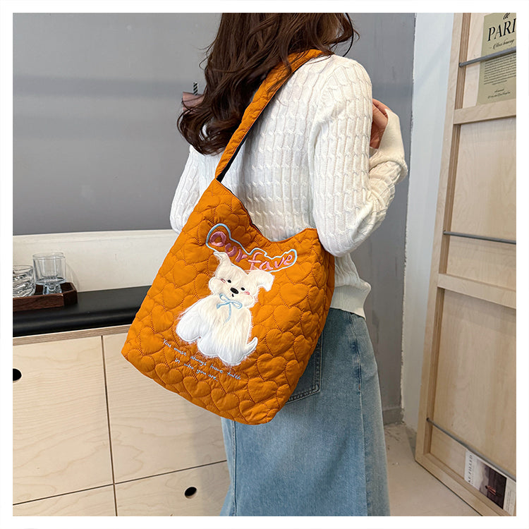 【小物】大人可愛い大容量ショルダーバッグG24057