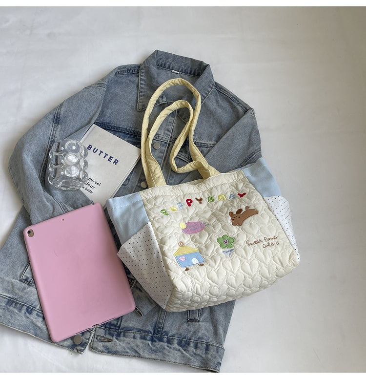 【小物】大人可愛い大容量ショルダーバッグG24061