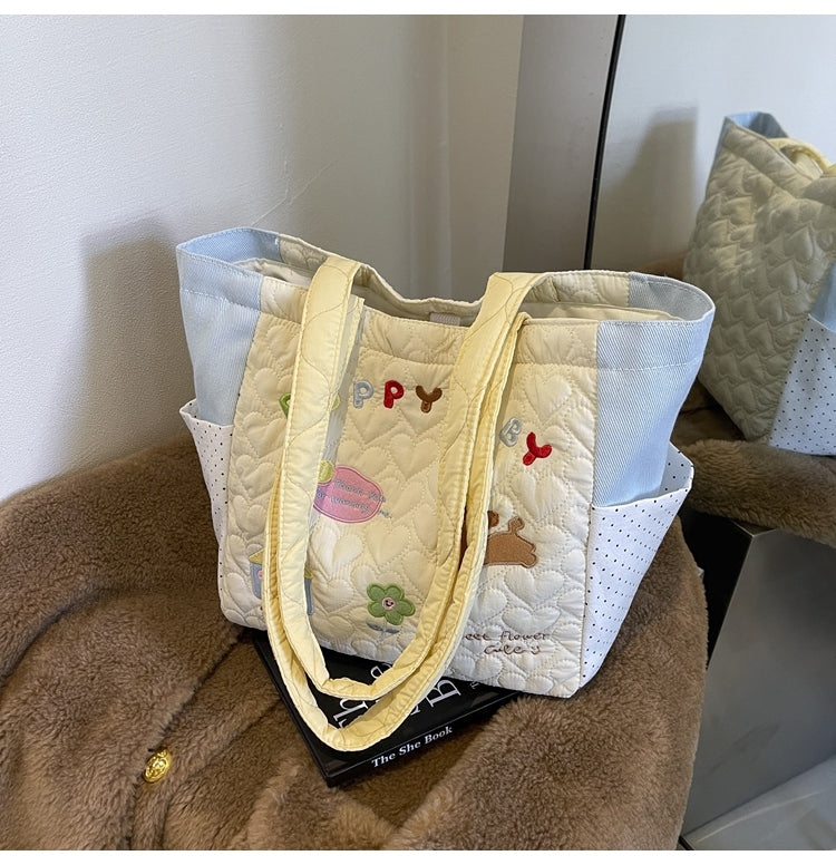 【小物】大人可愛い大容量ショルダーバッグG24061