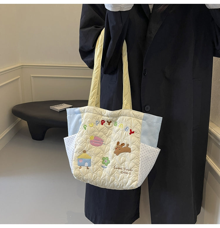 【小物】大人可愛い大容量ショルダーバッグG24061