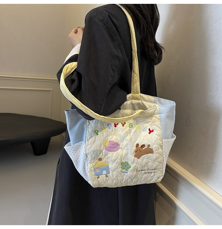 【小物】大人可愛い大容量ショルダーバッグG24061