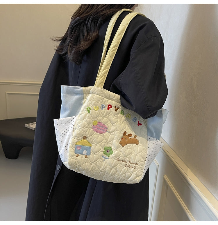 【小物】大人可愛い大容量ショルダーバッグG24061