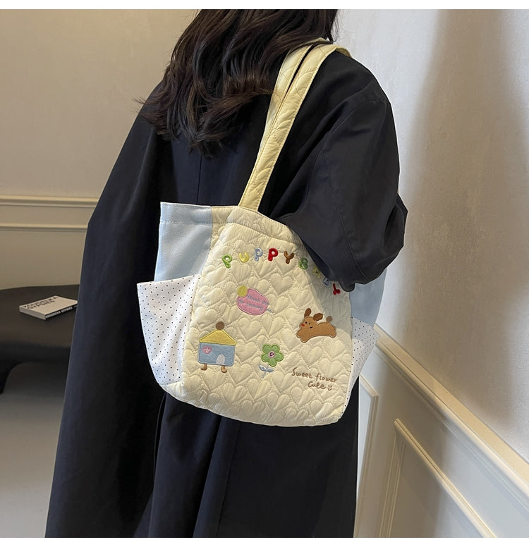 【小物】大人可愛い大容量ショルダーバッグG24061