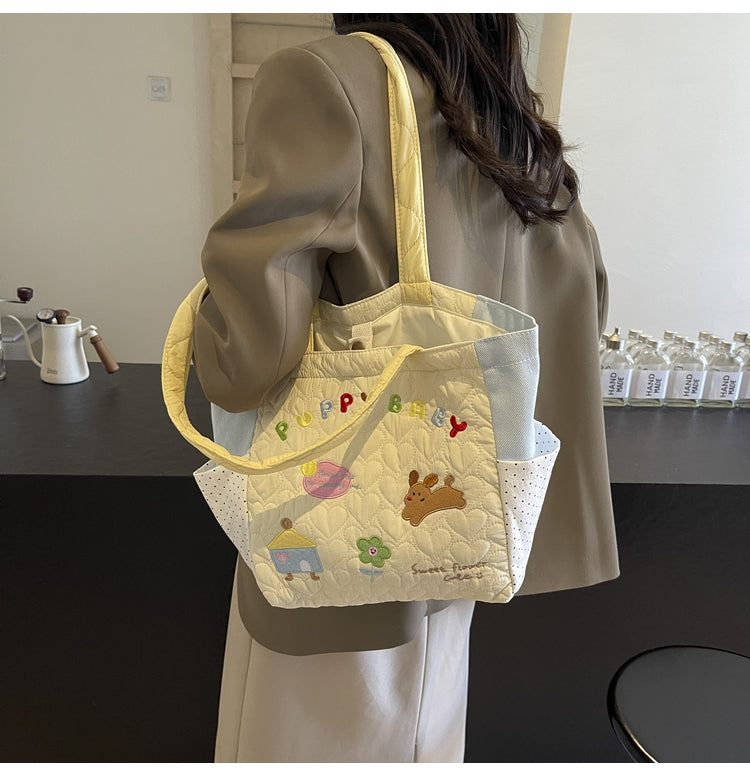 【小物】大人可愛い大容量ショルダーバッグG24061