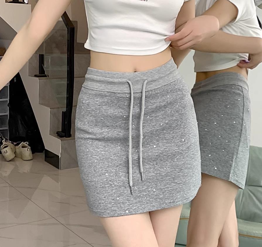 【bottoms】キラキラタイトスカートF8297