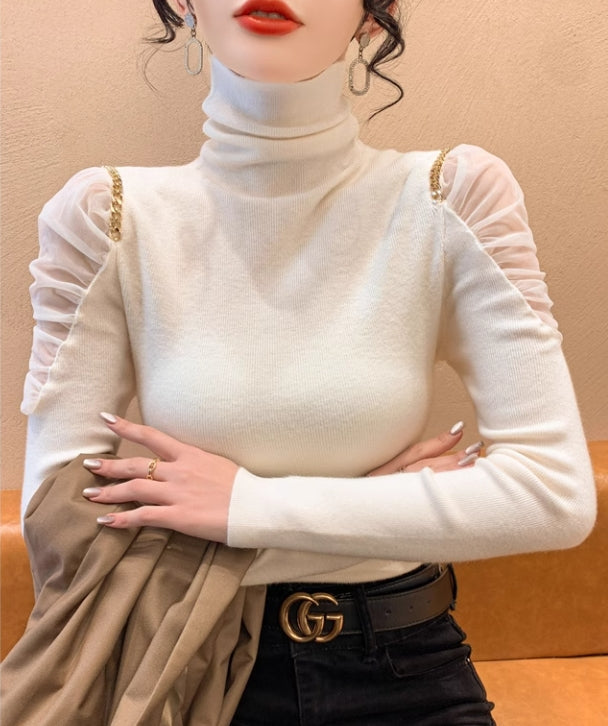 【tops】ハイネックニットセーターG24109