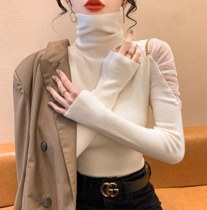 【tops】ハイネックニットセーターG24109