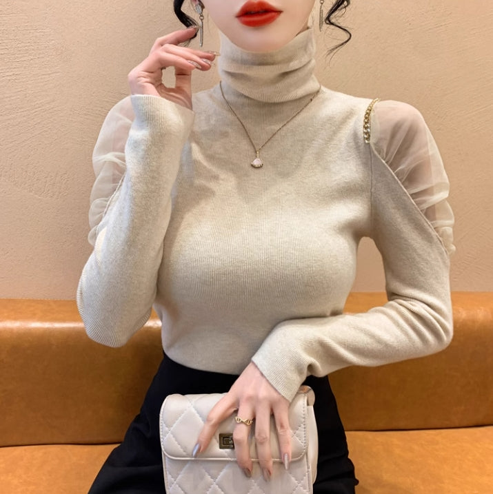 【tops】ハイネックニットセーターG24109