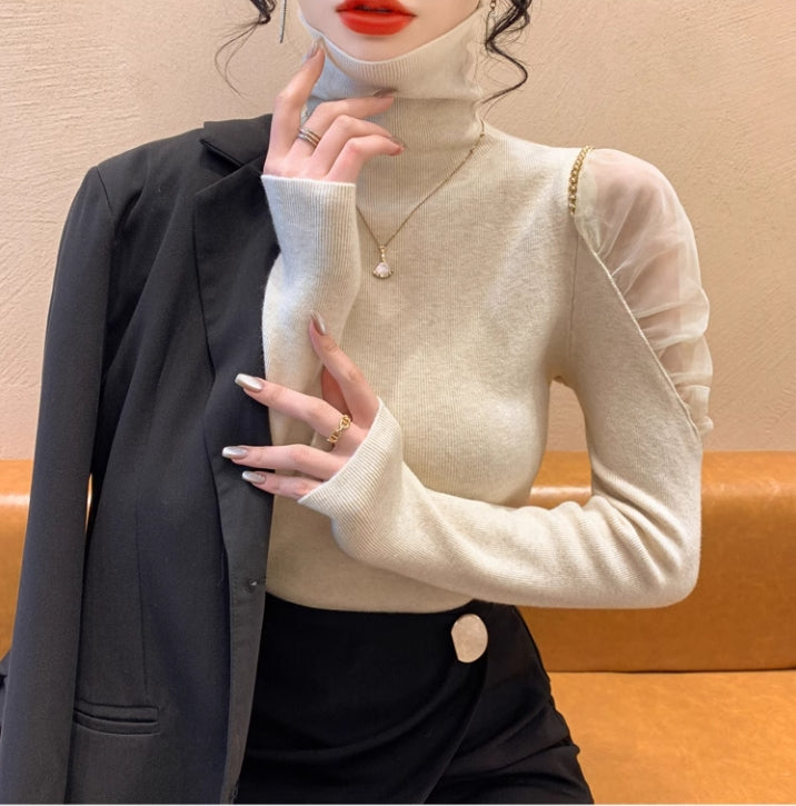 【tops】ハイネックニットセーターG24109