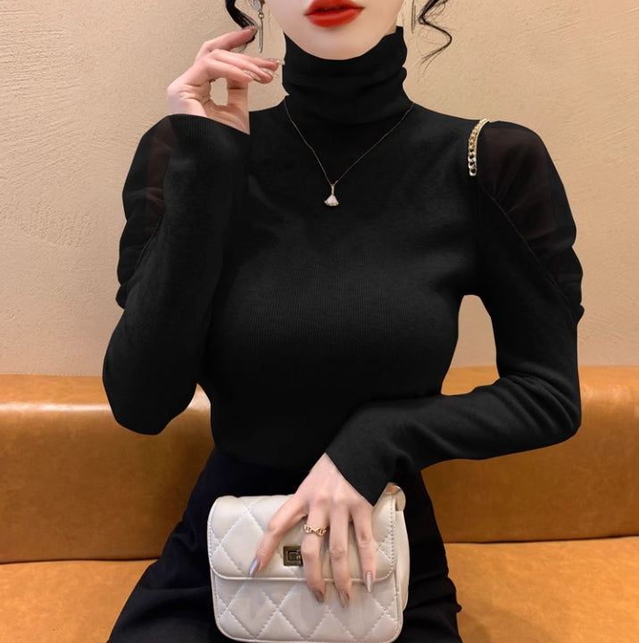 【tops】ハイネックニットセーターG24109