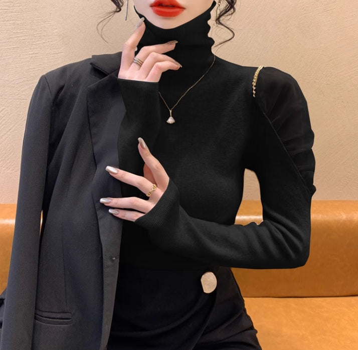 【tops】ハイネックニットセーターG24109