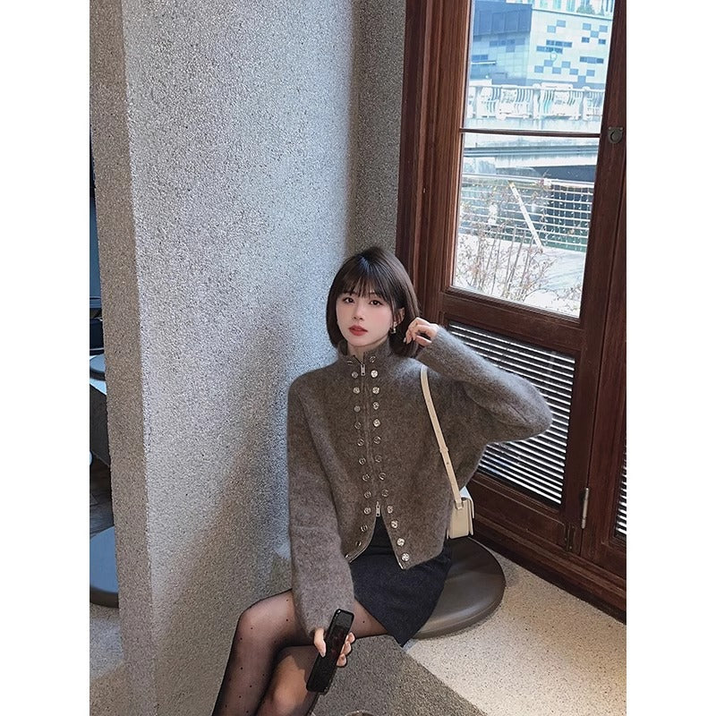 【outer】ニットカーディガンG24147