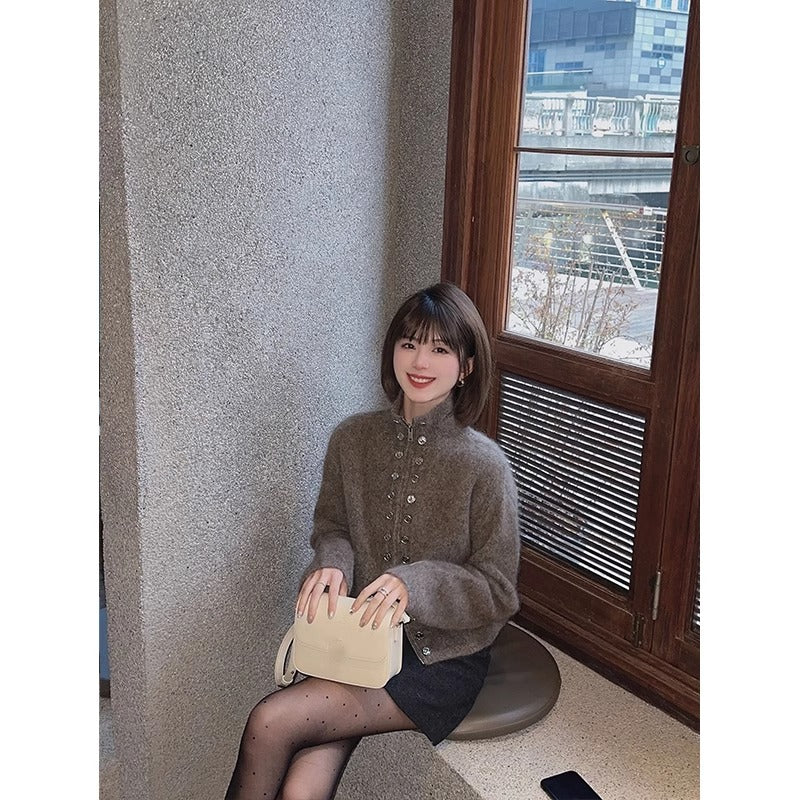 【outer】ニットカーディガンG24147