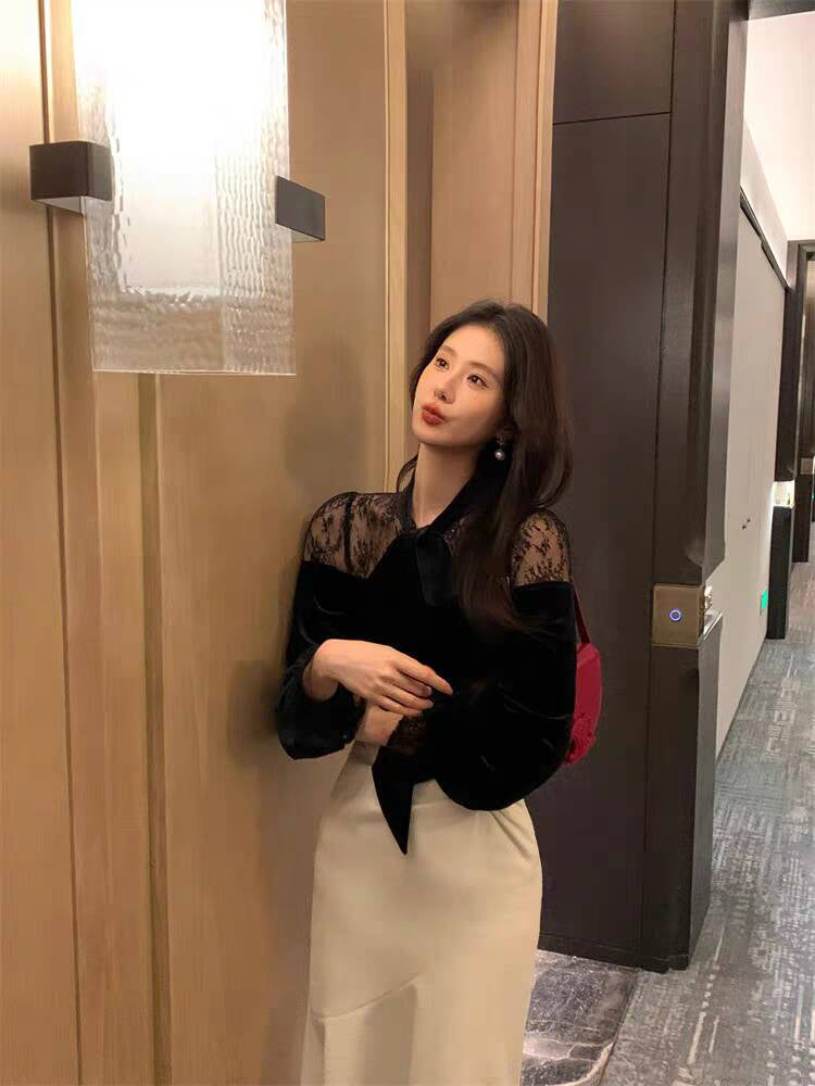 【tops】長袖春秋ブラウスG24148